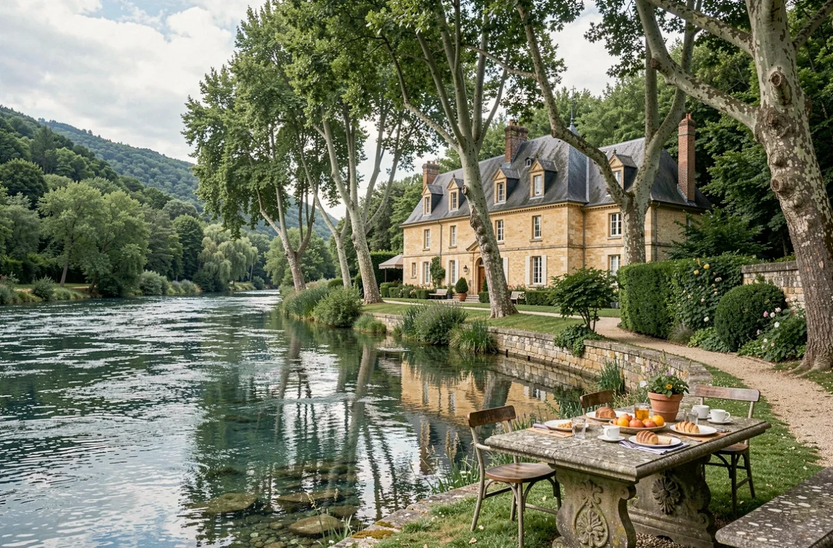 La Closerie de la Beyne, manoir en pierre du Périgord Noir au bord de la rivière avec jardin