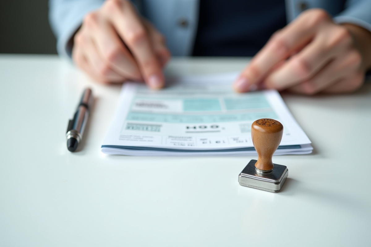 Main tenant un permis de conduire international avec timbre fiscal français